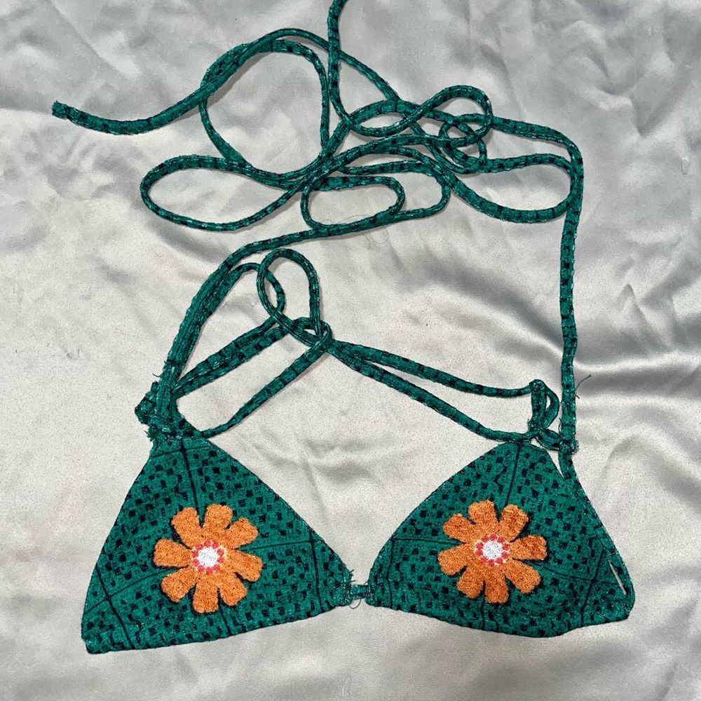 Knit Floral Top